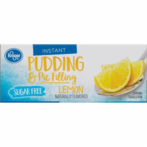 Kroger® Sugar Free Lemon Instant Pudding & Pie Filling Perspective: top