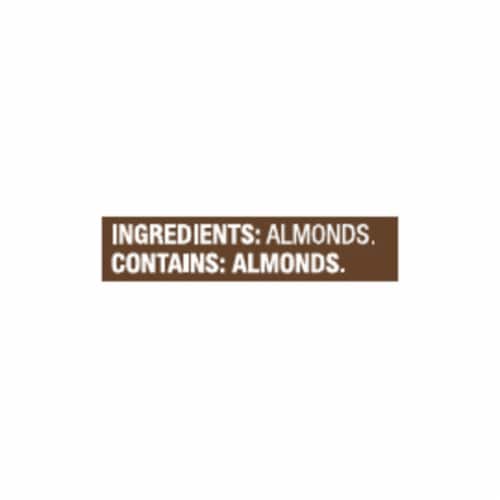 Kroger® Unsalted Raw Almonds Perspective: top