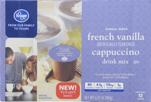 Kroger® French Vanilla Cappuccino K-Cup Coffee Pods Perspective: top