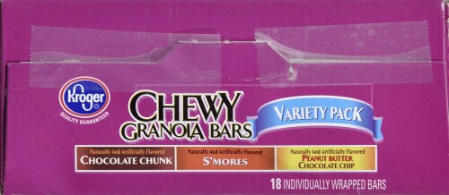 Kroger® Chewy Granola Bars Variety Pack Perspective: top