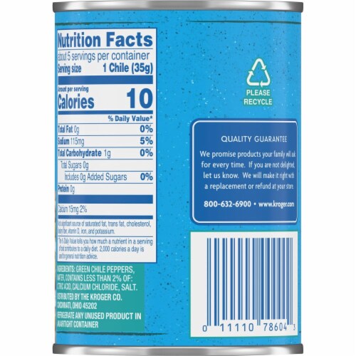 Kroger® Whole Green Chile Peppers, 10 oz Fry’s Food Stores
