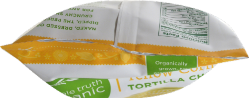 Simple Truth Organic™ Yellow Corn Tortilla Chips Perspective: top