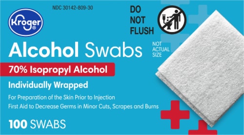 Kroger® Alcohol Swabs Perspective: top