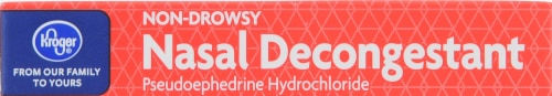 Kroger® Non-Drowsy Nasal Decongestant Tablets 30mg 24 Count Perspective: top