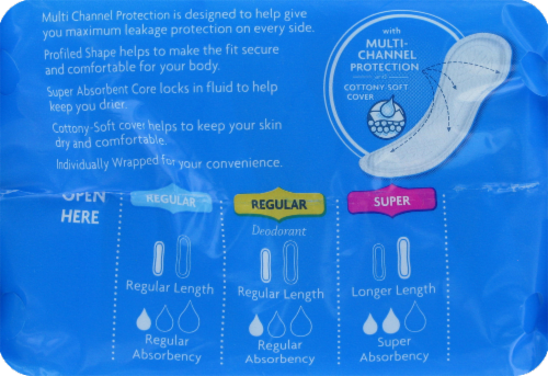 Kroger® Regular Maxi Pads Perspective: top