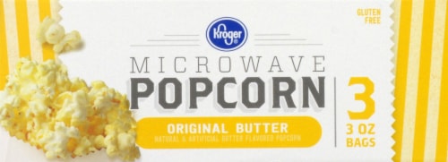 Kroger® Original Butter Microwave Popcorn Perspective: top