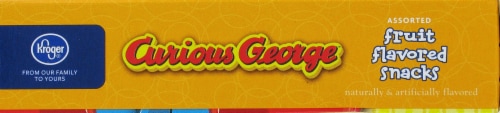 Kroger® Curious George Fruit Snacks 6 Count Perspective: top