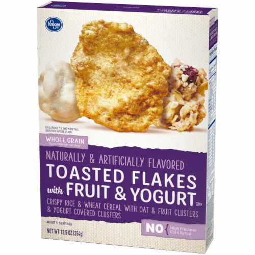 Kroger® Toasted Flakes with Fruit & Yogurt Cereal Perspective: top
