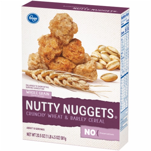 Kroger® Nutty Nuggets Crunchy Wheat and Barley Cereal Perspective: top