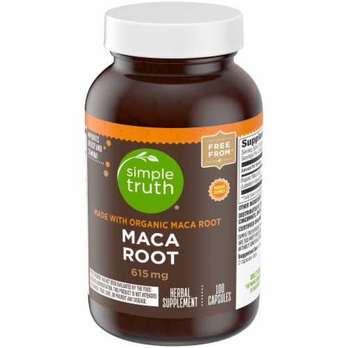 Simple Truth® Maca Root Capsules 615mg Perspective: top