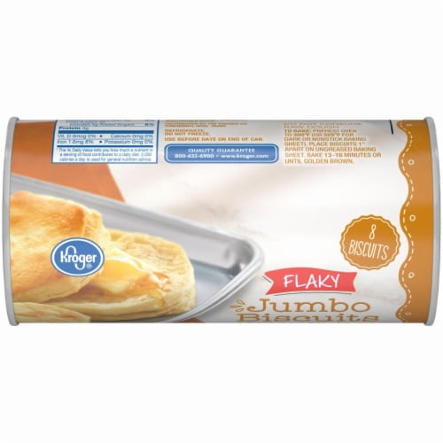 Kroger® Honey Butter Flaky Jumbo Biscuits Perspective: top