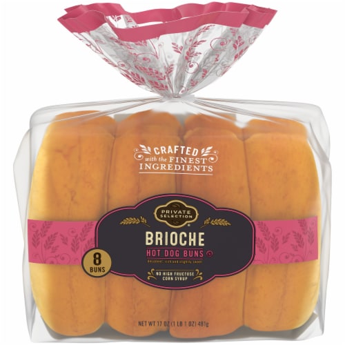 Private Selection® Brioche Hot Dog Buns Perspective: top