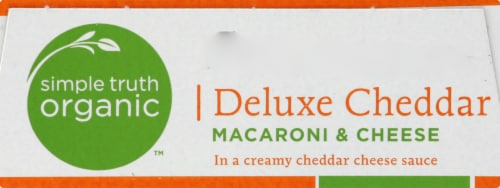 Simple Truth Organic® Deluxe Cheddar Macaroni & Cheese Perspective: top