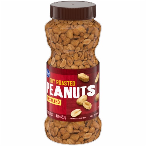 Kroger® Unsalted Dry Roasted Peanuts Perspective: top
