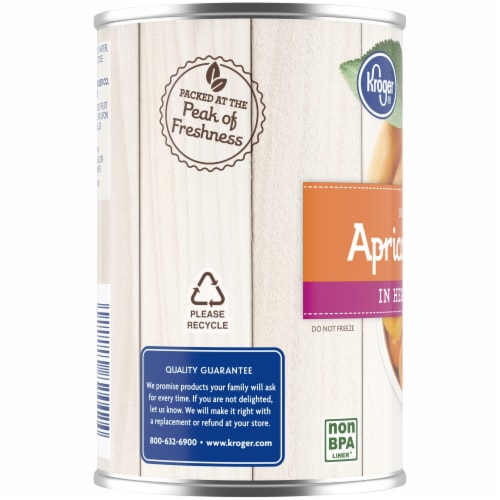 Kroger® Canned Apricot Halves in Heavy Syrup Perspective: top