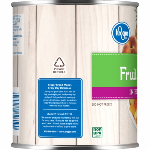 Kroger® Canned Fruit Cocktail In Heavy Syrup Perspective: top