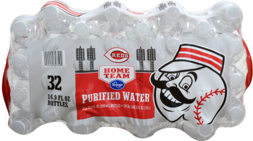 Kroger® Reds Home Team Purified Bottled Water Perspective: top