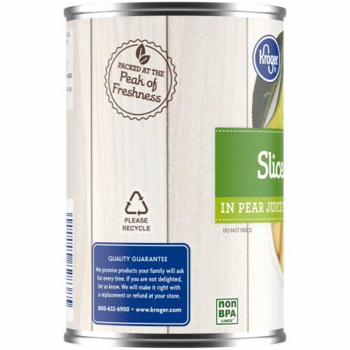 Kroger® Canned Pear Slices in Pear Juice Perspective: top