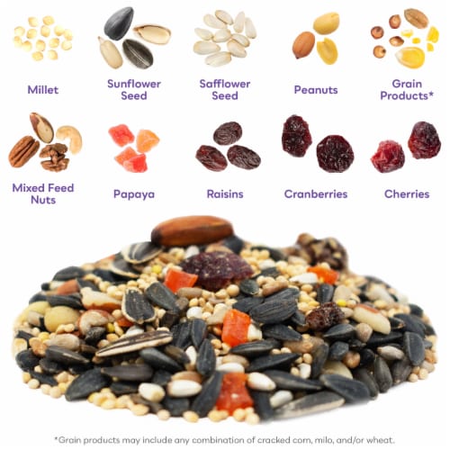 Nature's Song® Fruit Nut & Berry Wild Bird Food Perspective: top