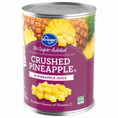 Kroger® Canned Crushed Pineapple in Pineapple Juice Perspective: top