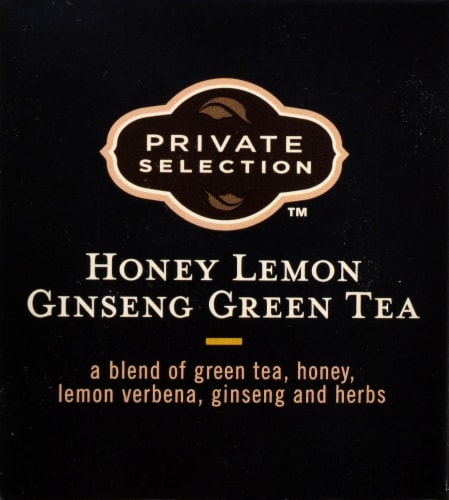 Private Selection™ Honey Lemon Ginseng Green Tea Bags Perspective: top