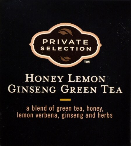 Private Selection™ Honey Lemon Ginseng Green Tea Bags Perspective: top