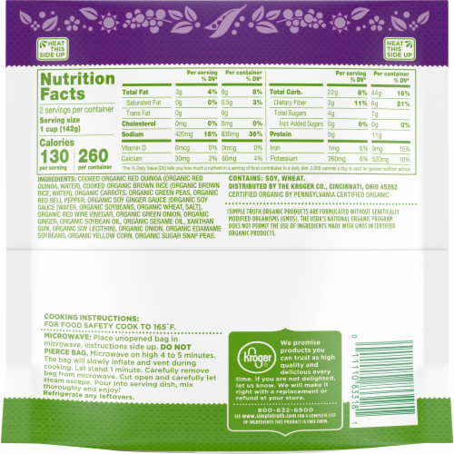 Simple Truth Organic™ Asian Style Quinoa Perspective: top