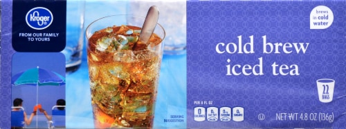 Kroger® Cold Brew Iced Tea Bags Perspective: top