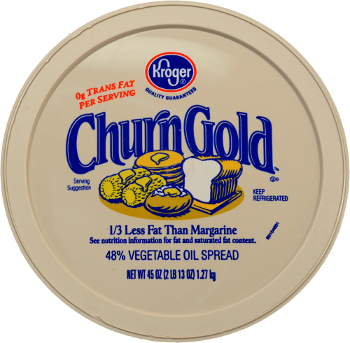 Kroger® Churngold™ Vegetable Oil Spread Perspective: top