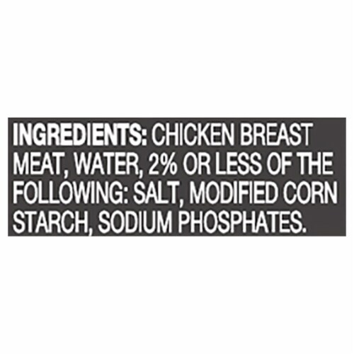 Kroger® Premium Chunk Chicken Breast in Water Perspective: top