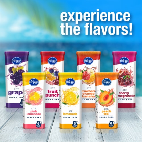 Kroger® Lite Fruit Punch Instant Drink Mix Perspective: top