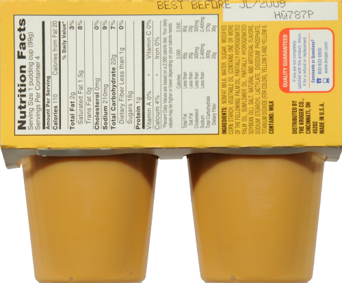 Kroger® Butterscotch Pudding Perspective: top