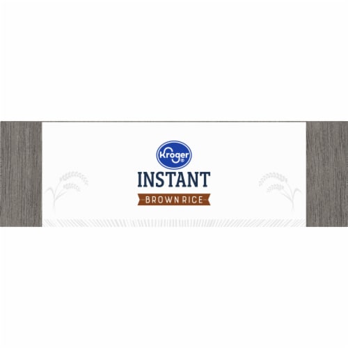 Kroger® Instant Microwaveable Brown Rice Perspective: top