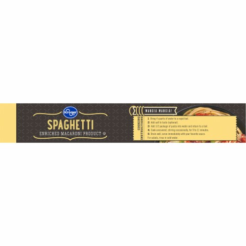 Kroger® Spaghetti Noodles Perspective: top