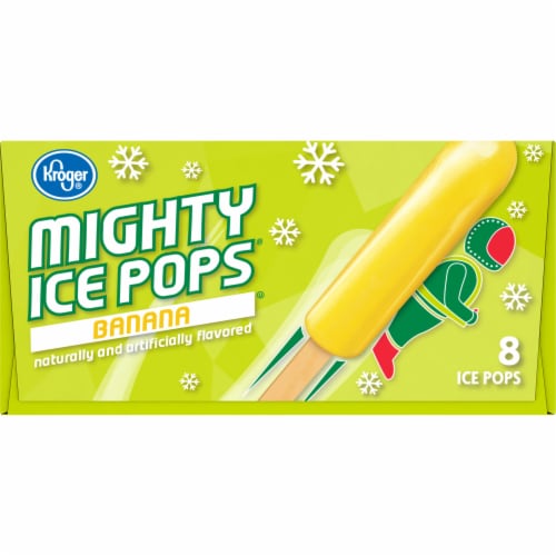 Kroger® Banana Mighty Ice Pops® Perspective: top