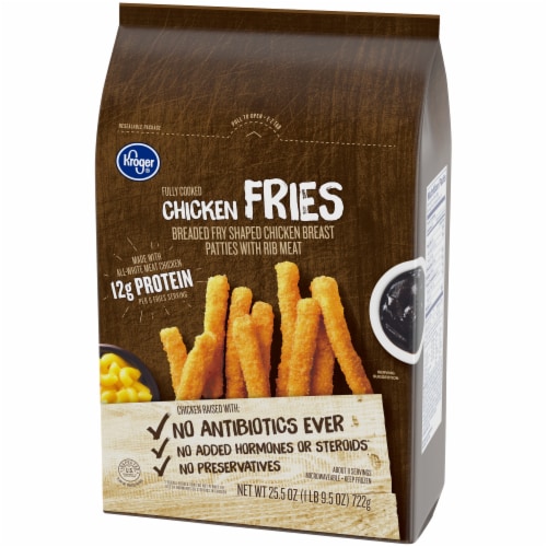 Kroger® Frozen Fully Cooked Chicken Fries Perspective: top