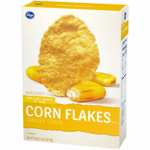 Kroger® Corn Flakes Toasted Cereal Perspective: top