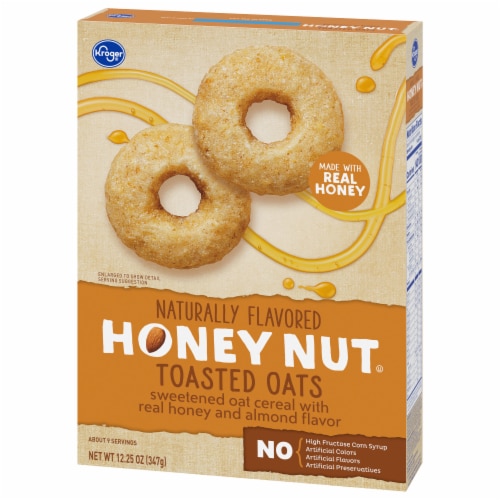 Kroger® Honey Nut Toasted Oats Cereal Perspective: top