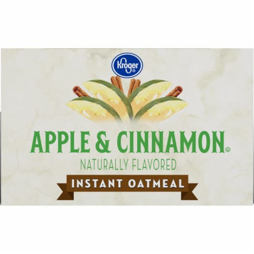 Kroger® Apples & Cinnamon Instant Oatmeal Perspective: top