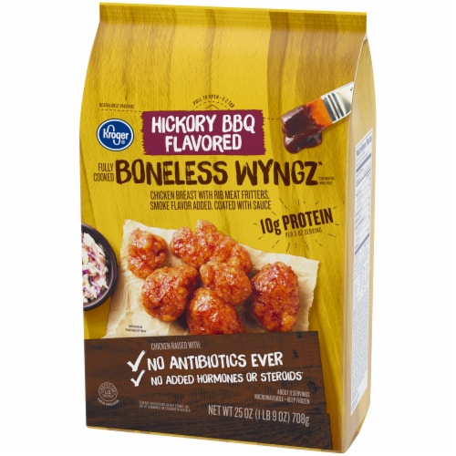 Kroger® Frozen Fully Cooked Hickory BBQ Flavored Boneless Wyngzˆ Perspective: top