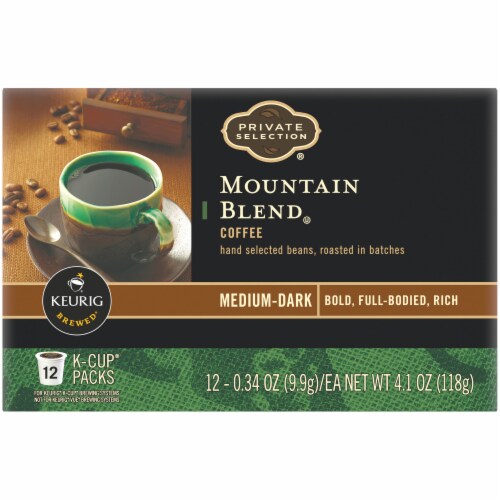 Private Selection® Mountain Blend Medium-Dark K-Cup® Coffee Pods Perspective: top