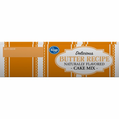 Kroger® Delicious Butter Recipe Cake Mix Perspective: top