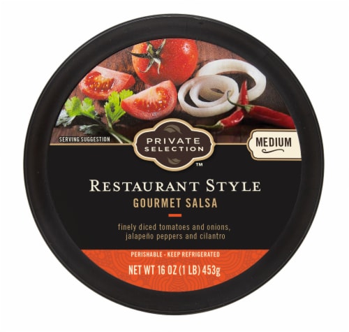 Private Selection™ Medium Restaurant Style Gourmet Salsa Perspective: top