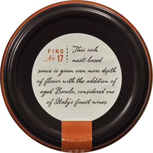 HemisFares™ Bolognese Pasta Sauce with Barolo Wine Perspective: top