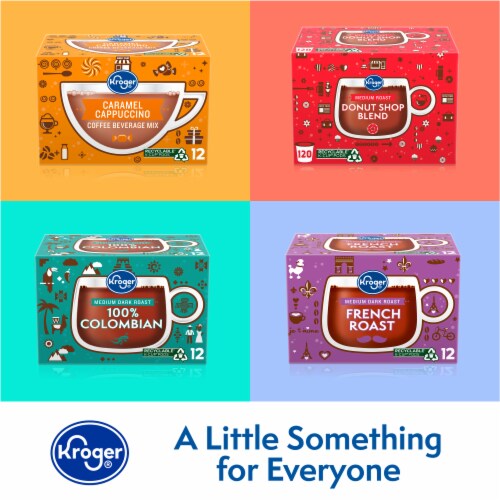 Kroger® French Vanilla Cappuccino Coffee Pods Perspective: top