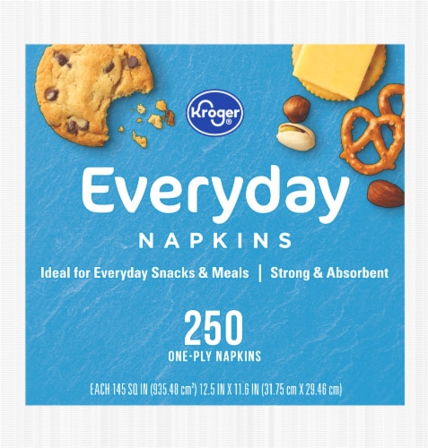 Kroger Strong & Absorbent Everyday Paper Napkins Perspective: top