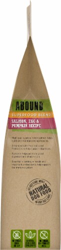 ABOUND® All Life Stages Dry Dog Food Superfood Blend Salmon Egg & Pumpkin Perspective: top