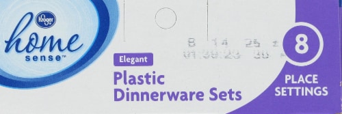 Kroger® Plastic Dinnerware Set Perspective: top