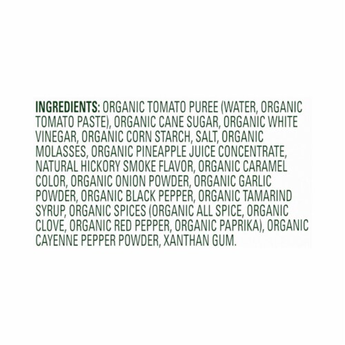 Simple Truth Organic® Sweet & Spicy BBQ Sauce Perspective: top