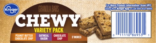 Kroger® Chewy Granola Bars Variety Pack Perspective: top